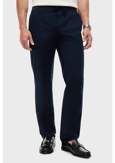 Tommy Hilfiger Pamuklu Bağlamalı Normal Bel Düz Paça Pantolon Erkek Pantolon Mw0mw42340 Dw5 Lacivert Tommy Hilfiger Pamuklu Bağlamalı Normal Bel Düz Paça Pantolon Erkek Pantolon Mw0mw42340 Dw5 Lacivert
