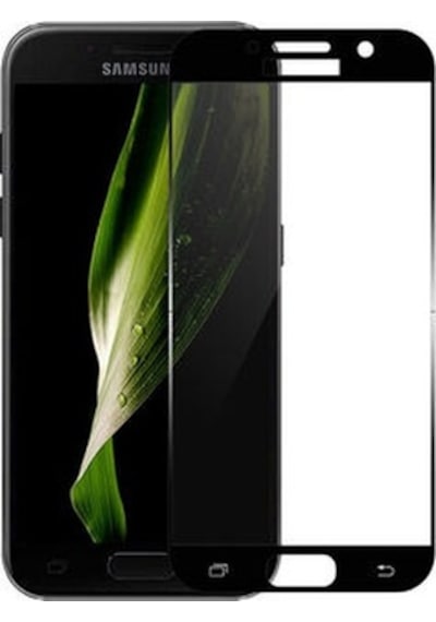 Samsung Galaxy A7 2017 İle Uyumlu Şeffaf Ekranı Tam Kaplayan 5d Cam Kırılmaz Cam Ekran Koruyucu