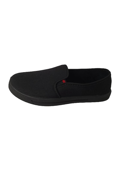 Emek E045-01 Unisex Siyah Keten Ayakkabı Siyah