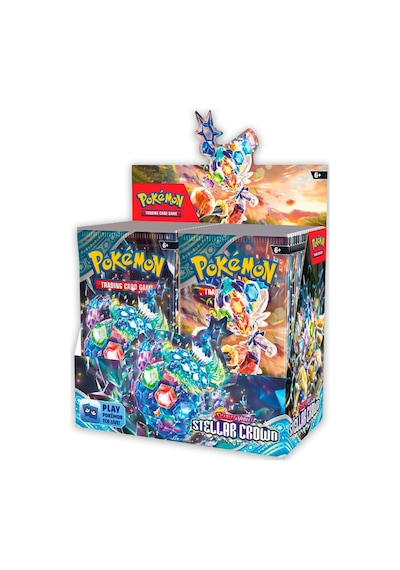 Pokemon Oyun Kartı Tcg Scarlet & Violet Stellar Crown Lisanssız Booster Pack - 3 Paket 30 Kart