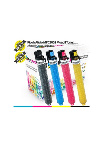 Tonermax Ricoh Mpc3002 Uyumlu Toner Set/ Mpc3502