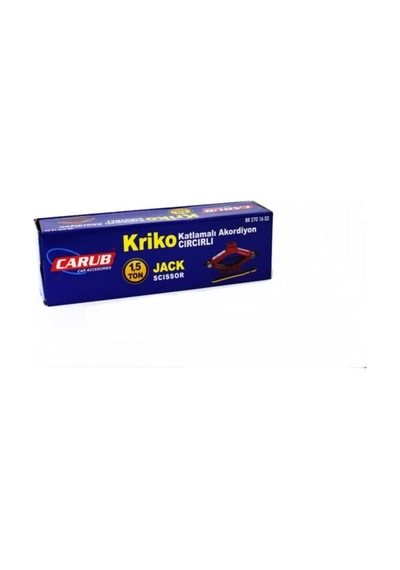 Carub Kriko Katlamalı Akordiyon Cırcırlı Kollu 1,5 Ton, Kırmızı