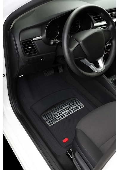 Peugeot 5008 Crossover 2017 Uyumlu 4 Cm Derin Havuzlu 3d Universal Oto Paspas Siyah-gri