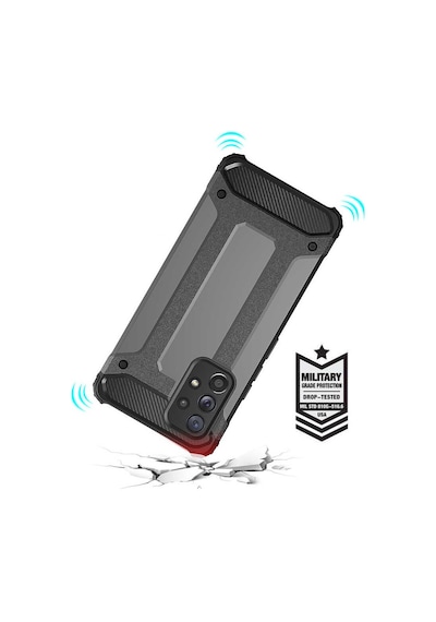 Noktaks - Samsung Galaxy Uyumlu A53 5g - Kılıf Çift Katman Zırh Tank Crash Military Kapak - Kırmızı