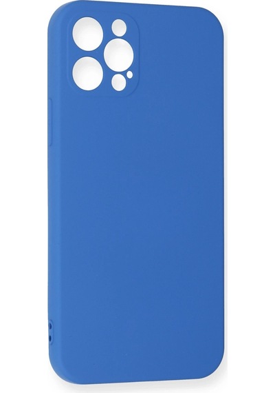 Lvsqvr Newface Apple Uyumlu iPhone 12 Pro Max Kılıf Nano İçi Kadife Silikon - Mavi
