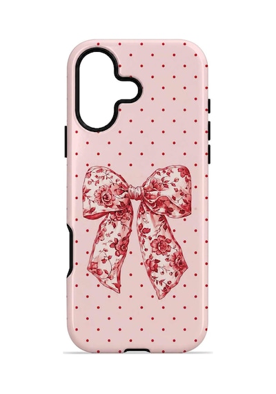 Velvoria Valestra Vintage Rose Bow Dot Apple Apple iPhone Uyumlu 16 Plus Darbe Korumalı Kılıf Valestra Select - Vintage Rose Bow Dot Velvoria Valestra Vintage Rose Bow Dot Apple Apple iPhone Uyumlu 16 Plus Darbe Korumalı Kılıf Valestra Select - Vintage Rose Bow Dot