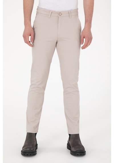U.S. Polo Assn. Erkek Taş Kanvas Pantolon 50291162-VR049