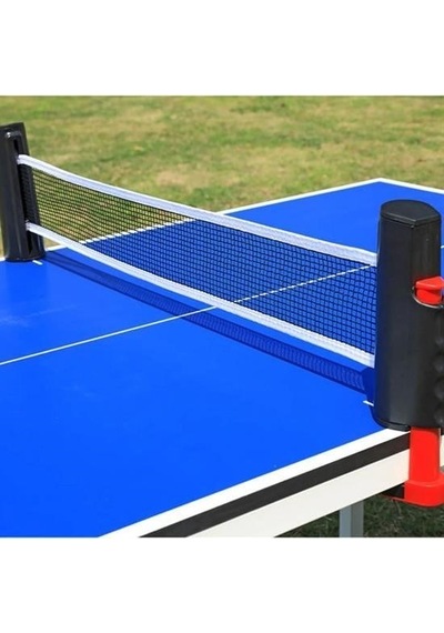 Masa Tenisi Filesi Teleskopik Taşınabilir Kaymaz Ping Pong Aparatı Siyah