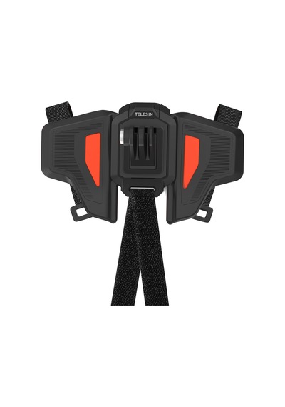 Telesin Aksiyon Kamera Kask Çene Montajı, Motorcycle Helmet Bracket Orange / Gopro / Osmoactio Uyumlu