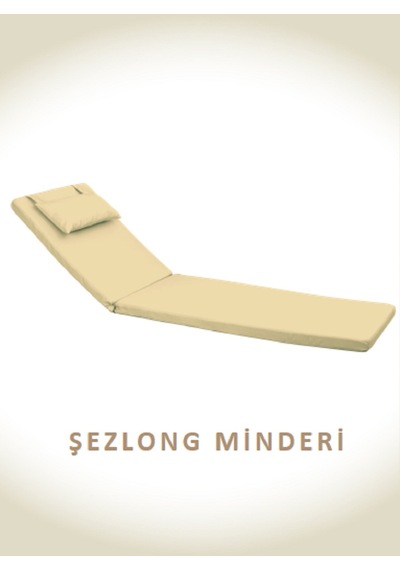 Dekosoy Şezlong Minderi Krem