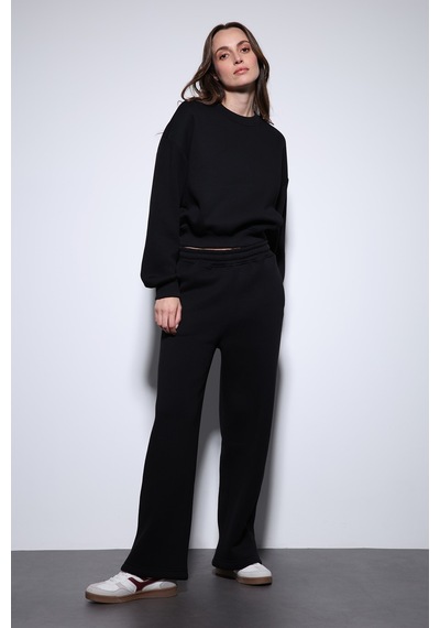 Antioch Basic Kadın Sweatshirt Siyah