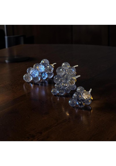 Crystal Grape Dekoratif Obje Cam Üzüm Tasarım Lüks Modern Masa Üstü Ev & Ofis Aksesuarı