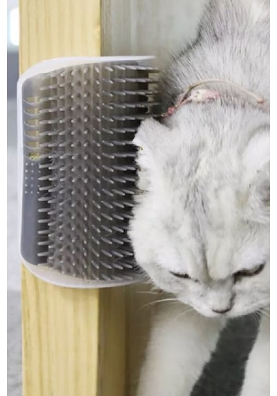 Thentech Kedi Kaşınma Aparatı Duvara Koltuğa Masaya Sabitlenebilir Kedi Kaşınma Sürtünme Aparatı