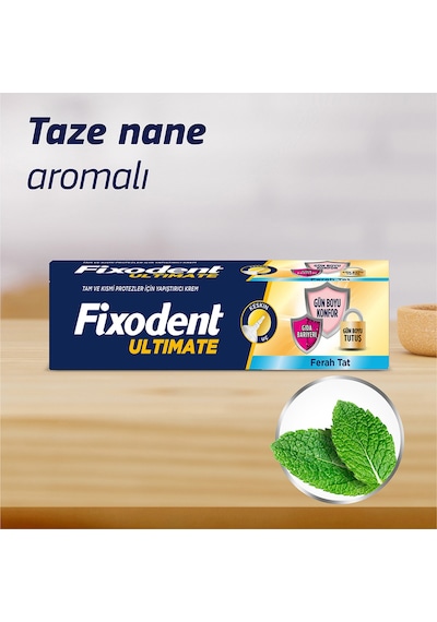 Ultimate Ferah Tat Diş Protezi Yapıştırıcı Krem 40g