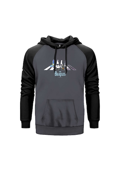 The Beatles Abbey Road Gri Renk Reglan Kol Sweatshirt Gri