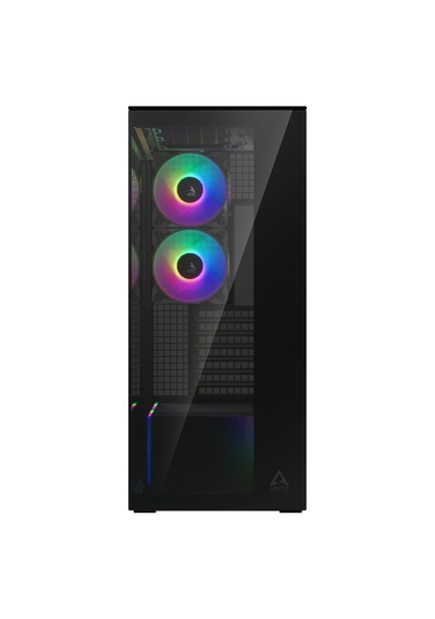 Arctıc Xtender Usb-c Temperli Cam Panel Dahili Argb Fanlar 420mm Sıvı Soğutma Destekli Kule Tipi Mat Siyah Bilgisayar Kasası