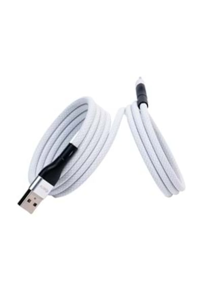 Bmuc-02 Beyaz Manyetik Usb-a-c Kablo 1.5 M, Süper Hızlı Şarj