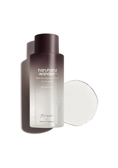 Haruharu Wonder Siyah Pirinç Hiyalüronik Toner, Hassas Ciltler İçin, 150 Ml, Alkolsüz, Parfümsüz, Vegan, Hayvanlar Üzerinde Denenmemiştir, Ewg-yeşil