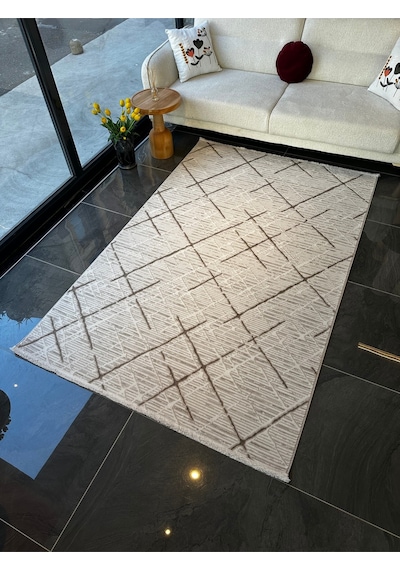 Still Halı Salon, Oturma, Yatak Odası Halısı 150x233 Desen Kodu 77229-070 Bej