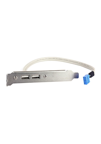 Alfais 5081 Anakart 9 Pin Pci Kasa İçi Usb 2 Port Kablosu Hub Çoklaycı