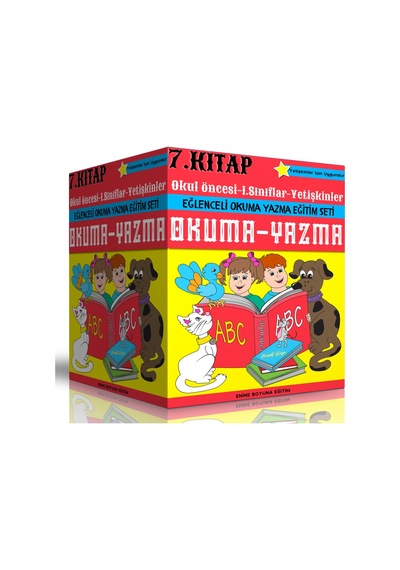 Okuma Yazma Eğitim Seti (7 Spiralli Kitap)