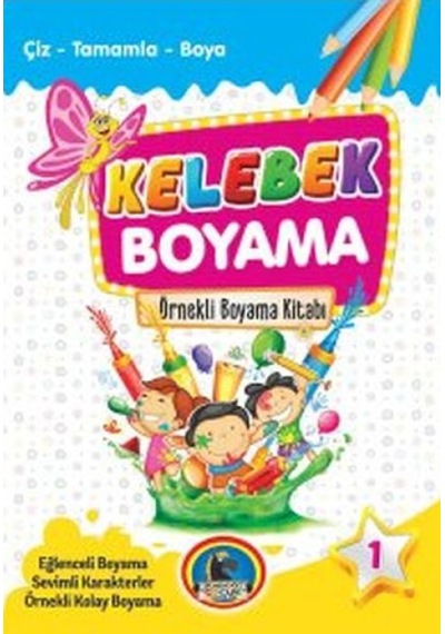 Kelebek Boyama Kitabı 8 Takım - Rxlu-590351