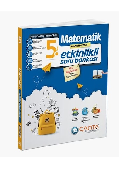 Çanta 2025 5. Sınıf Matematik Etkinlikli Kazanım Soru Bankası