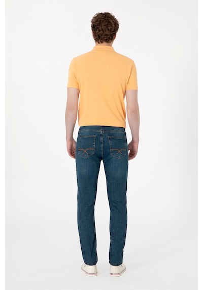 U.S. Polo Assn. Erkek Mavi Slim Fit Jean Pantolon 50304350-DN0030 U.S. Polo Assn. Erkek Mavi Slim Fit Jean Pantolon 50304350-DN0030