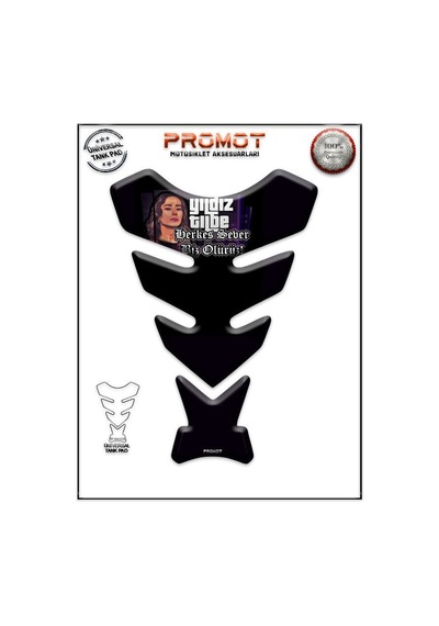 Universal Motosiklet Tank Pad 3d Sticker 0275 Diğer