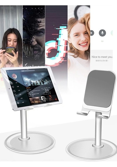Thentech Tepsili Sağlam Kaydırmaz Telefon Tablet Tutucu Kaliteli Stand