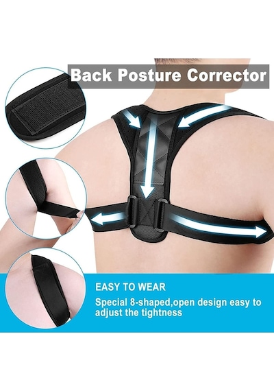 Erkek Atlet Sporcu Posture Korse Aparatı Dik Durus Korsesi