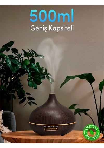 Auhma Aus-01 Ev-ofis-okul Ortam Nemlendirici - Kahverengi