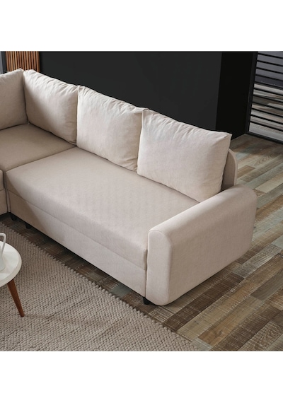 Kagu Corner Flavia Plus Köşe Takımı Berjerli Krem