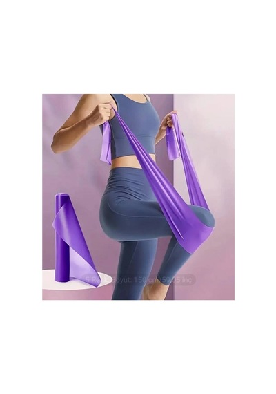 Pilates Lastiği Geniş Evimdeyokyok Çok Renkli