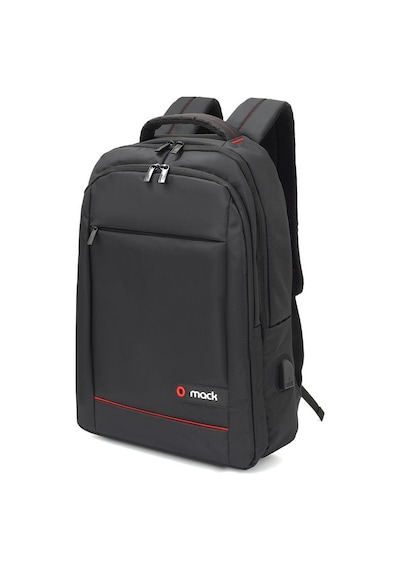 Mack Mcc-007 17.3" Offıce Usb Girişli Notebook Sırt Çantası Siyah Bej - Siyah
