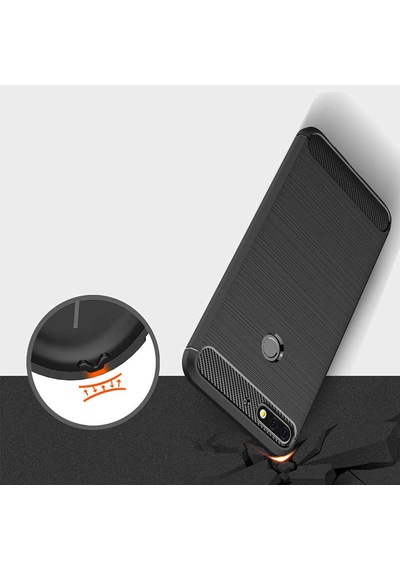 Huawei Y7 2018 Kılıf Zore Room Silikon Kapak Siyah