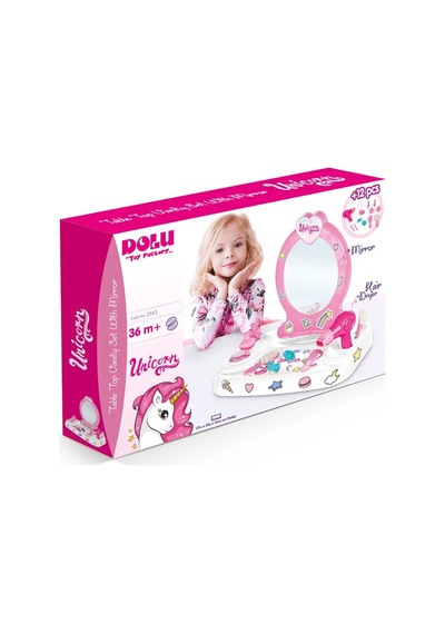 Dolu Unıcorn Masaustu Aynalı Guzellık Setı 2563 1