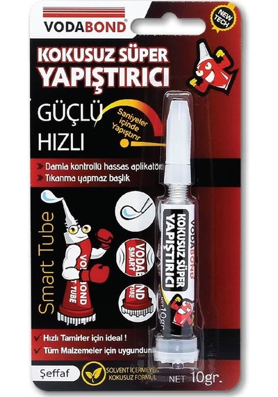 Vodabond Kokusuz Süper Hızlı Yapıştırıcı 10Gr