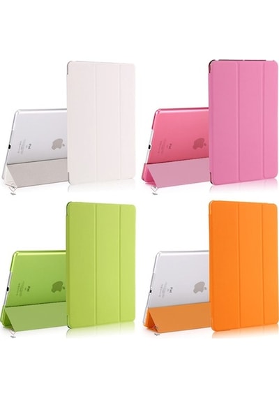 Apple Uyumlu iPad Pro 12.9 1. / 2. Nesil Kılıf PU Deri Smart Standlı Case 2015-2017