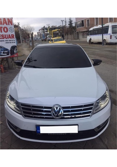 Volksvogen Passat Cc 2007-2017 Batman Yarasa Ayna Kapağı Piano Black Abs Plastik