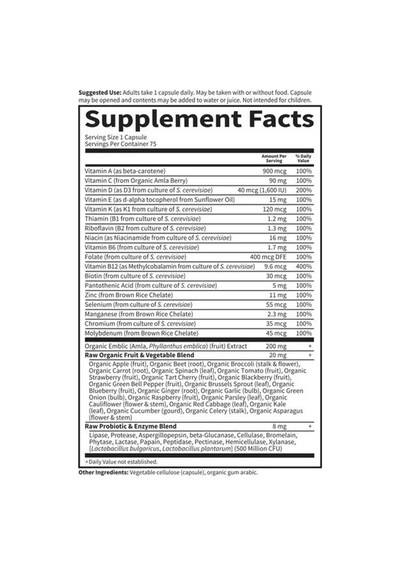 Vitamin Code Raw One For Men Günlük Vitamin Ve Mineral Desteği