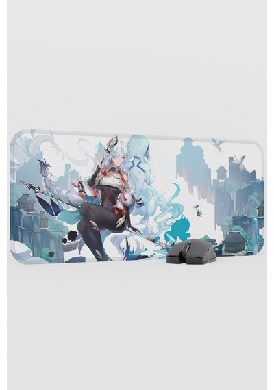 Shenhe Genshin Impact Anime Gacha V2 - 70x30 Xl Gaming Mouse Pad Fare Altlığı