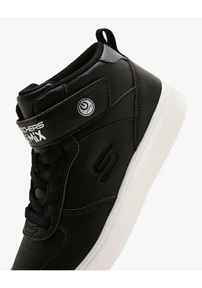 Skechers Sport Court 92 - Show Starter Çocuk Siyah Işıklı Sneakers Karışık