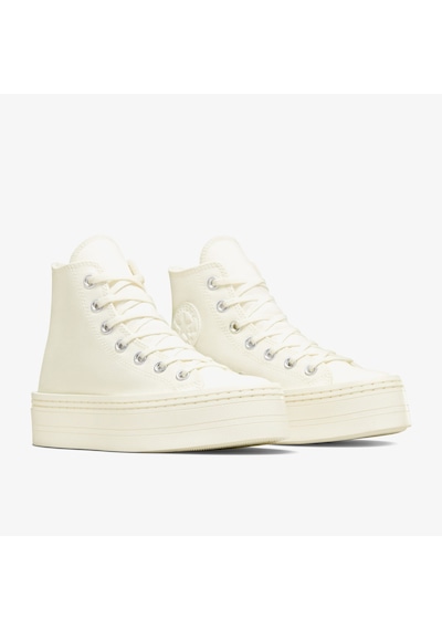 Converse Chuck Taylor All Star Modern Lift Platform Canvas Kadın Krem Sneaker Converse Chuck Taylor All Star Modern Lift Platform Canvas Kadın Krem Sneaker