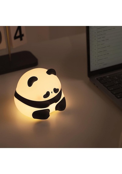 Çocuk Gece Lambası Yumuşak Dokunmatik Rgb Renk Modu,emzirme Işığı Bebek Odası,dokunmatik Kontrol, Usb Şarjı Bpa İçermez Panda Sku: Zeusb0hj3z1txm