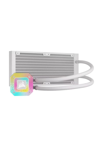 Corsair İcue H100i Elite Capellix Xt 240mm Beyaz Sıvı İşlemci Soğutucusu