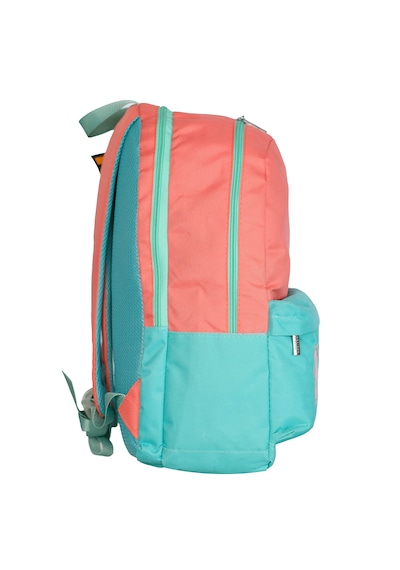 Pembe-turkuaz Be Happy Çift Ana Bölmeli Unisex Çocuk İlkokul Çant