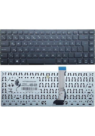 Asus Uyumlu 0kn0-4120tu00 Notebook Klavye -siyah-