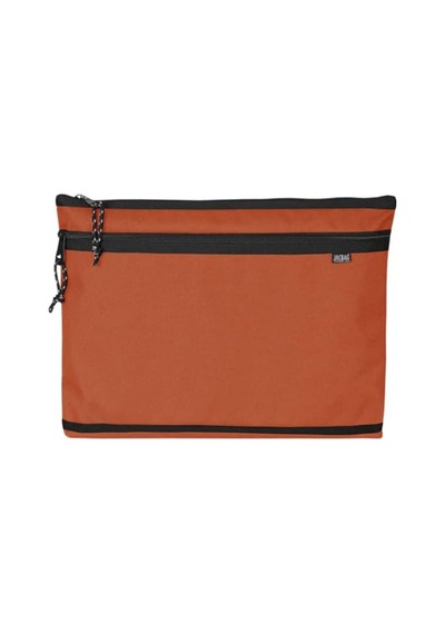 Dual Zip Folder -iki Bölmeli Dosya Çanta A4 Kiremit