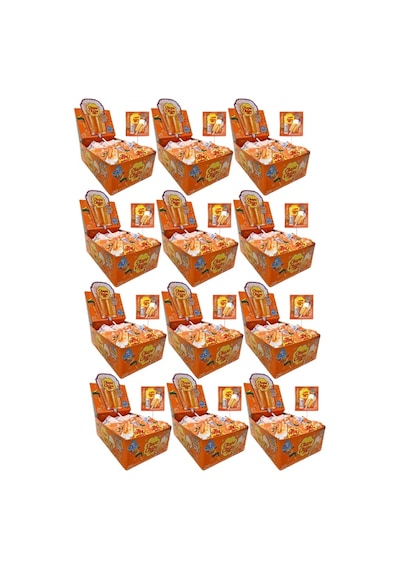 Chupa Chups Fızzy Portakal Aromalı Lolipop Şekerleme 15 Gr X 25 Adet X 12 Adet-343